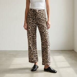 Baum und Pferdgarten Nara Denim Leopard High Waist Wide Leg Jeans, size EU44/12